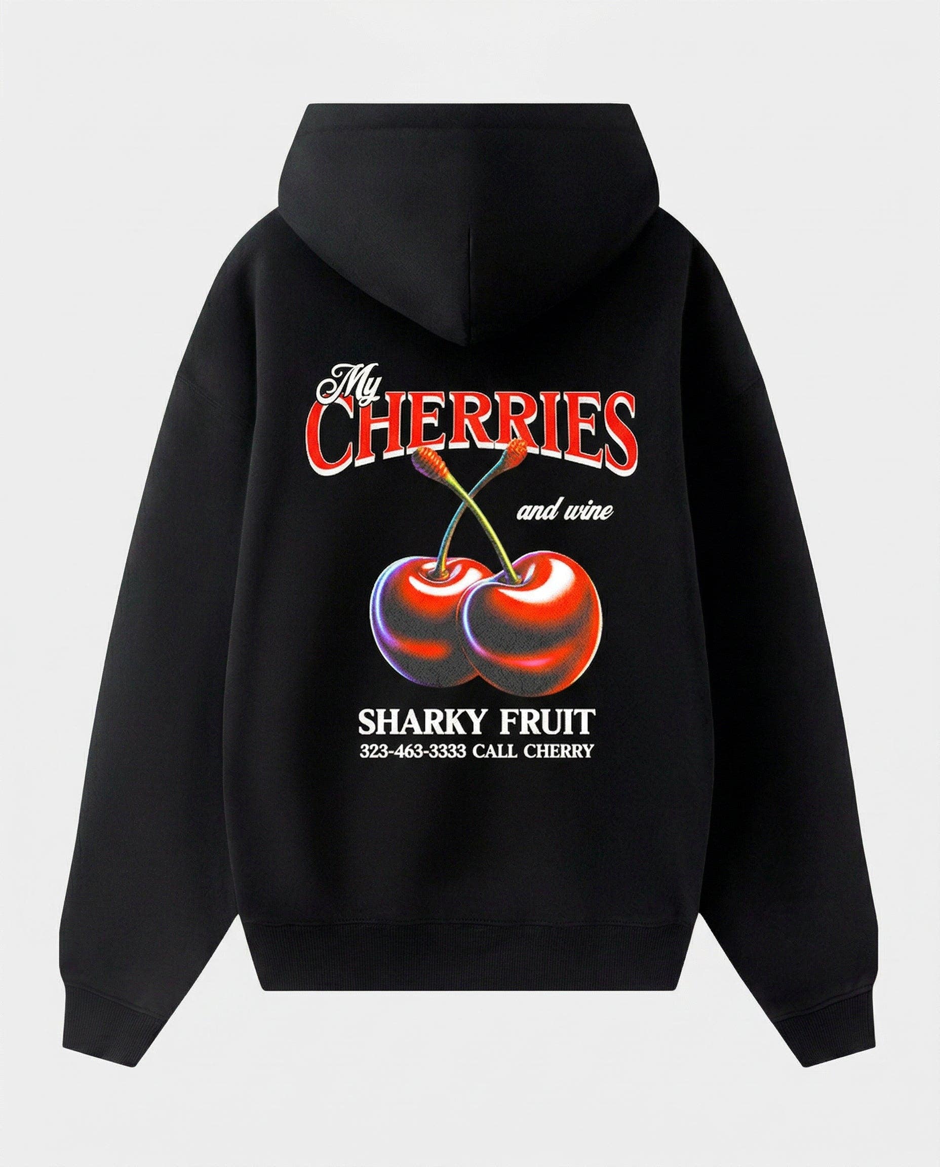 hoodie cherrie negro