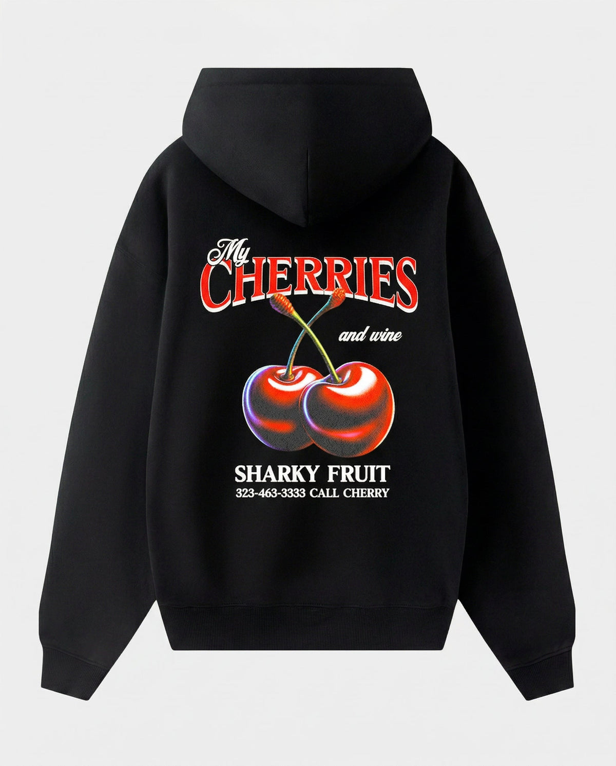 hoodie cherrie negro