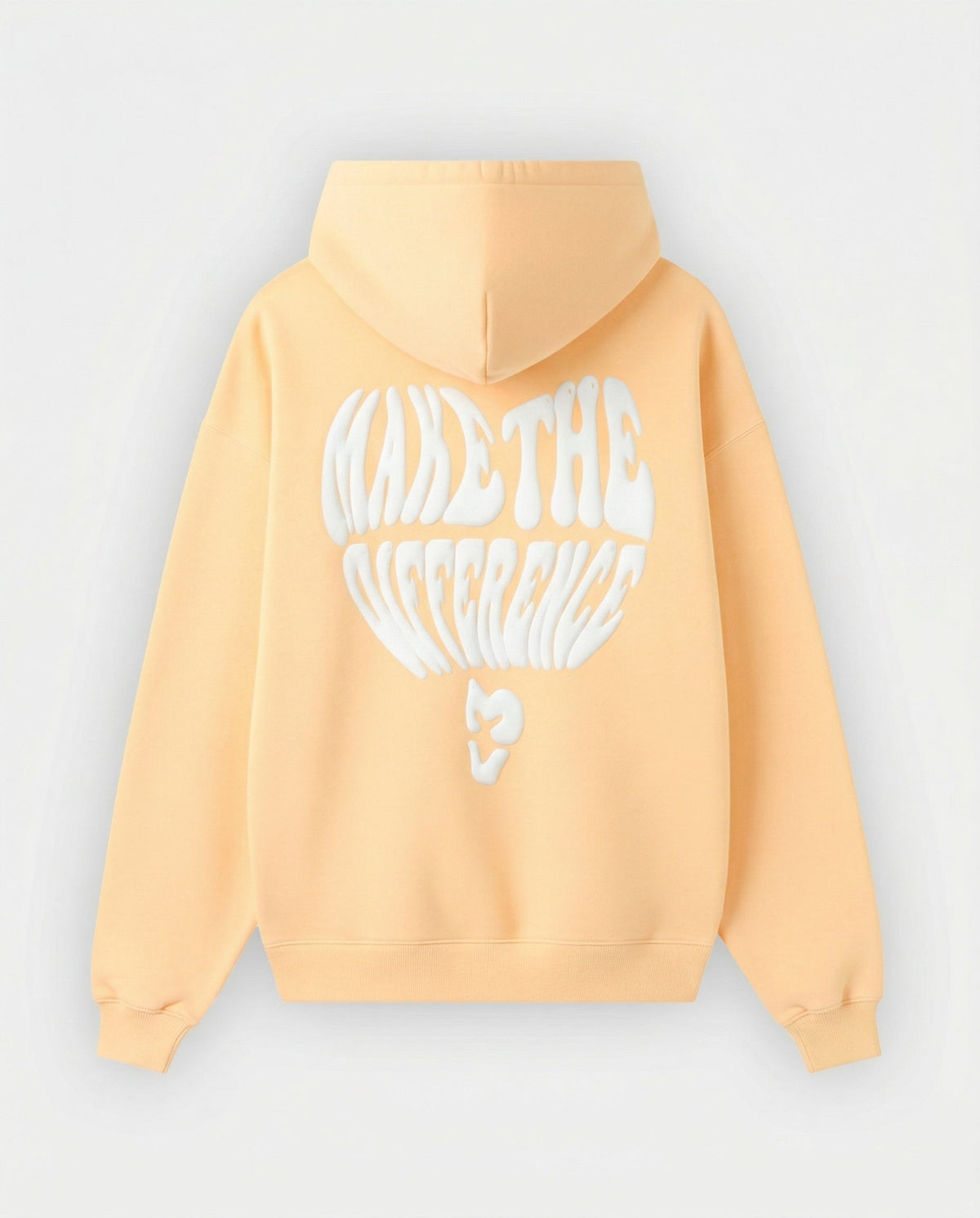 Hoodie Make the Difference Amarilla